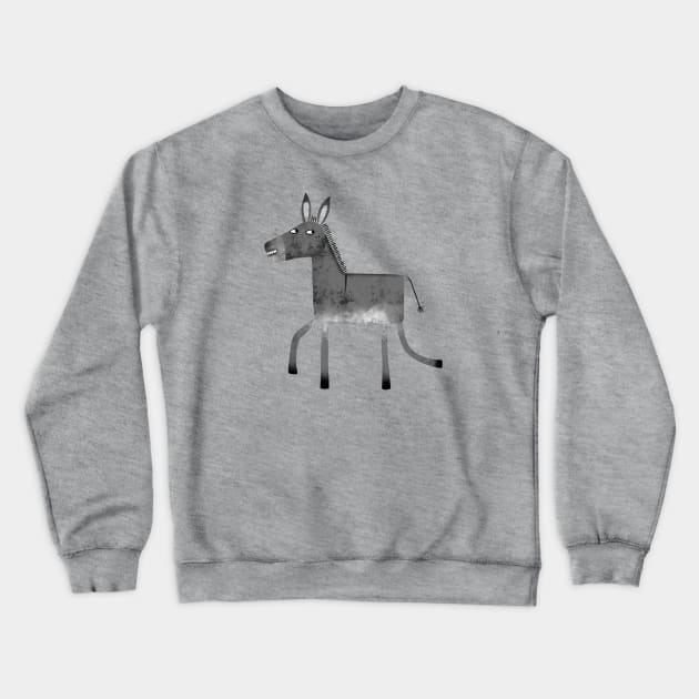 Donkey Crewneck Sweatshirt by NicSquirrell